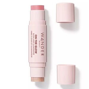 Wander Beauty~On-the-Glow Blush and Illuminator~Coral Rose & Nude Glow